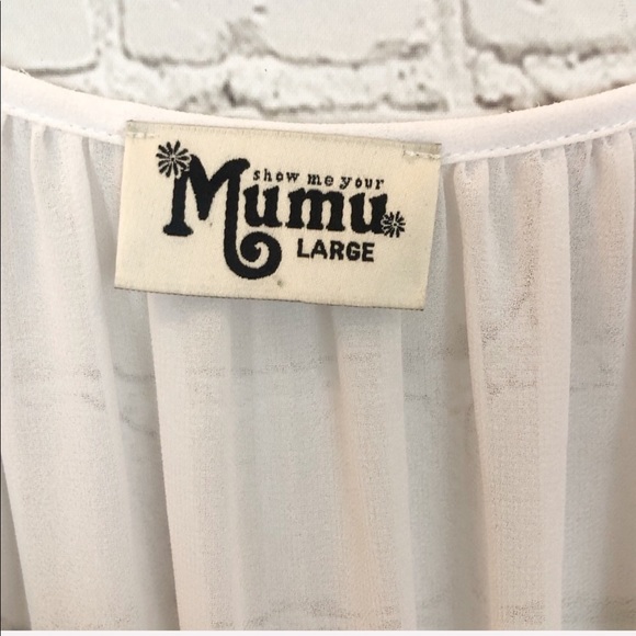 SHOW ME YOUR MUMU / Sienna Swing white Tunic Dress - Picture 5 of 7